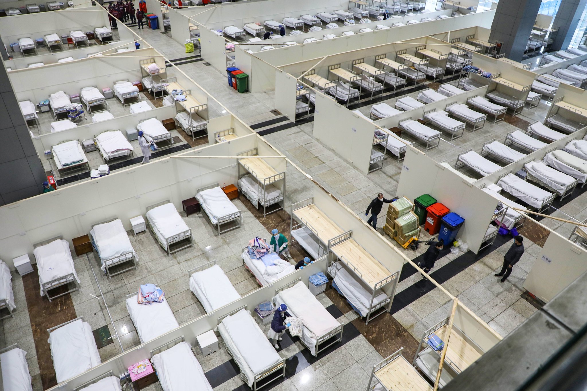 Humans Quarantined In Warehouses: Coronavirus Humanitarian Crisis